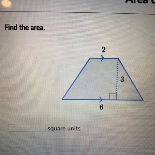 Find the area of the trapezoid for me please :(
