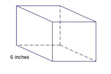 If the volume of the prism is 240 cubic inches, what is the area of the base? A) 6.32 square inches