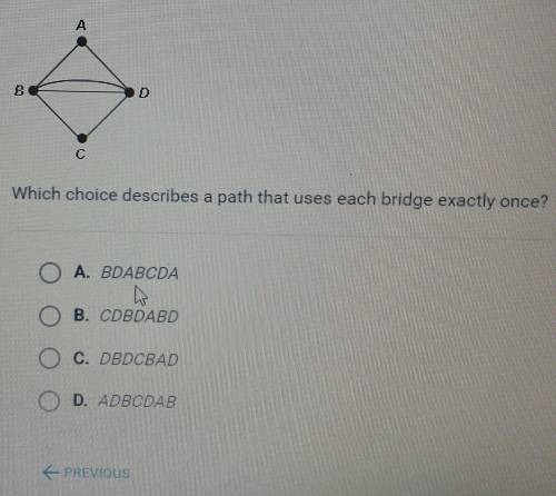 In the Diagram Each line Segment Represents a Bridge