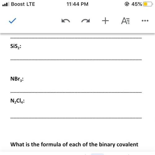 Name of the following binary covalent compounds.