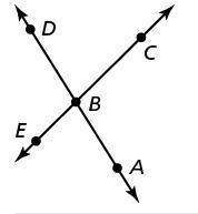 Classify each pair of angles listed below as adjacent or vertical.