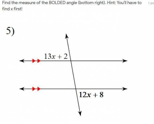 Please help me out I know that supplimentary angles have to equal 180 but I have no idea how to solv