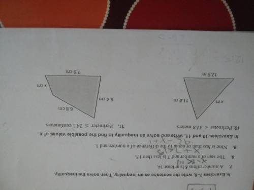 What is the answer for 10 and 11 step by step. Please
