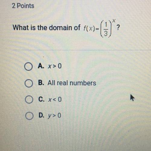 What is the domain of this question
