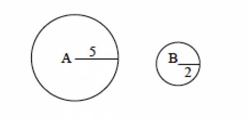 Circle A and circle B are similar.  a. What is the similarity ratio of circle A to circle  B?  b. Wh