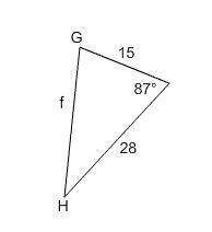 Find all the missing parts to the triangle below.