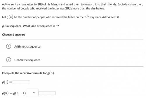 Aditya sent a chain letter to 100 of his friends and asked them to forward it to their friends. Each