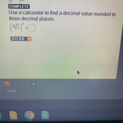 Use a calculator to find a decimal value rounded to three decimal places.