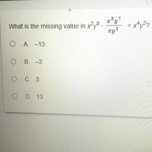 What would be the missing values for this