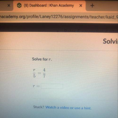 Please help Solve for r. In fraction form please