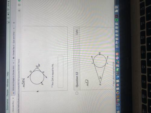 NEED HELP ASAP. geometry arc and angles in circles problems. pt.2