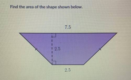 What’s the area of this Shape below