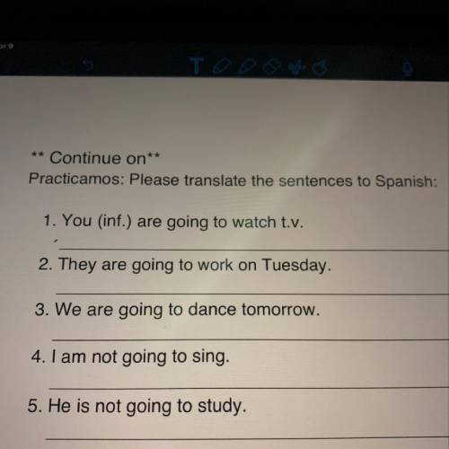 Please help me I’m really bad at Spanish.