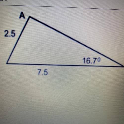 What is the measure of Angle A