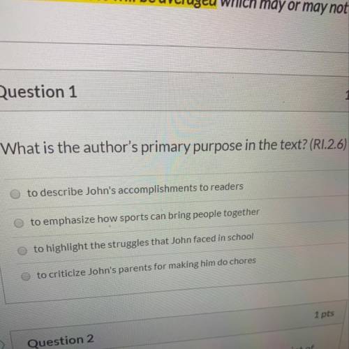 What is the authors primary purpose in the text