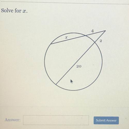 Solve for X (Heres the picture of the problem) Pls help I’m so clueless