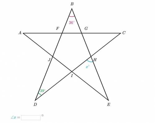 What is the measure of angle x???