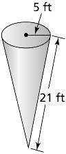 What is the surface area of the cone? Express your answer in terms of π.