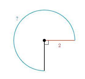 Find the arc length of the partial circle