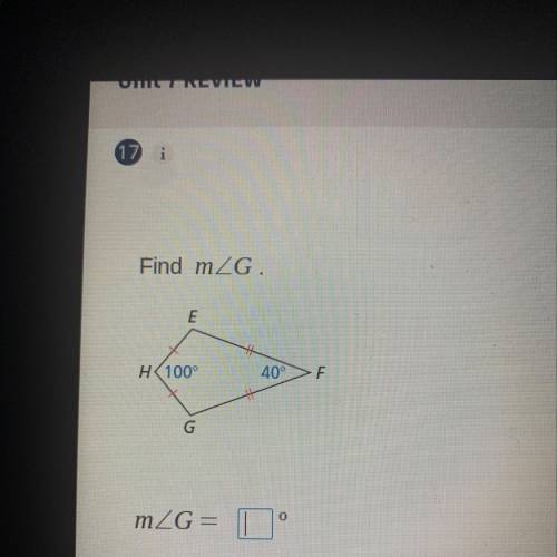 Find the measurement of angle g.