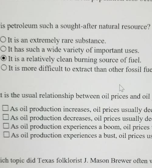 What is the usual relationships between oil prices and oil production?
