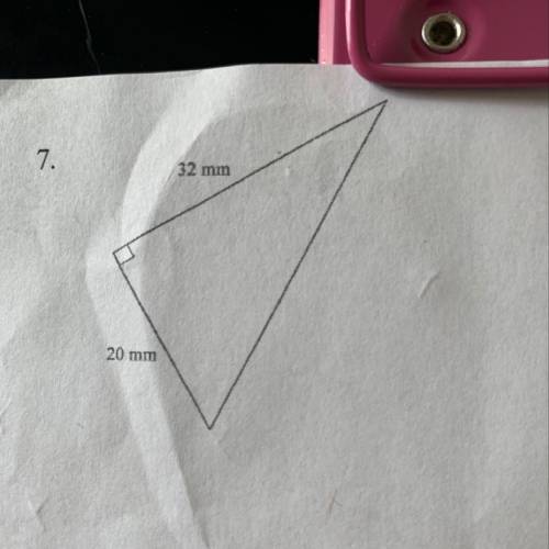 Slove the following triangle. All missing sides and angles should be found