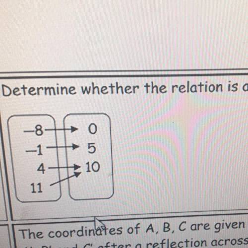Determine whether the relation is a function. i neeeds help