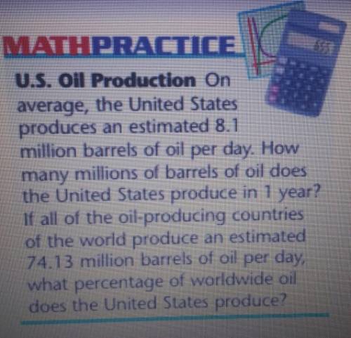 U.S. Oll Production Onaverage, the United Statesproduces an estimated 8.1million barrels of oil per