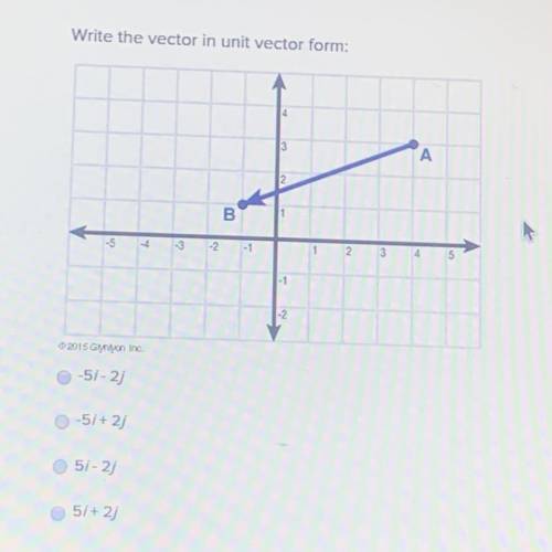 Write the Vector in unit vector form