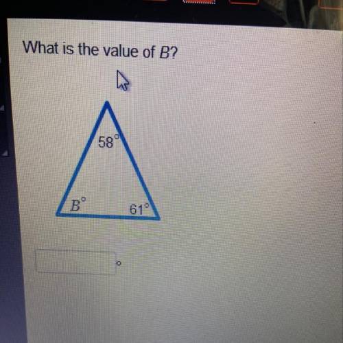 Help me out what is the value of B
