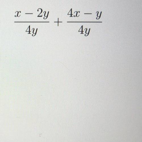 How would you go about simplifying this equation?