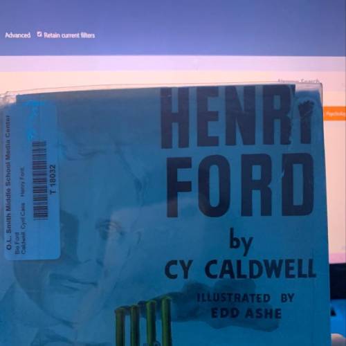 What kind of book is Henry Ford by cy calDwell