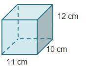 What would be the surface area of the prism if the length of each side is cut in half? 165 square ce