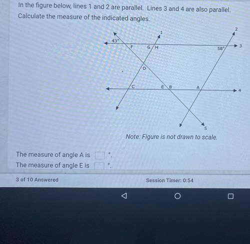 I also need the measure of angle B,F  Can someone help me