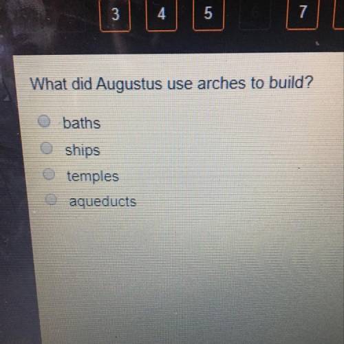 what did Augustus use archers to build?