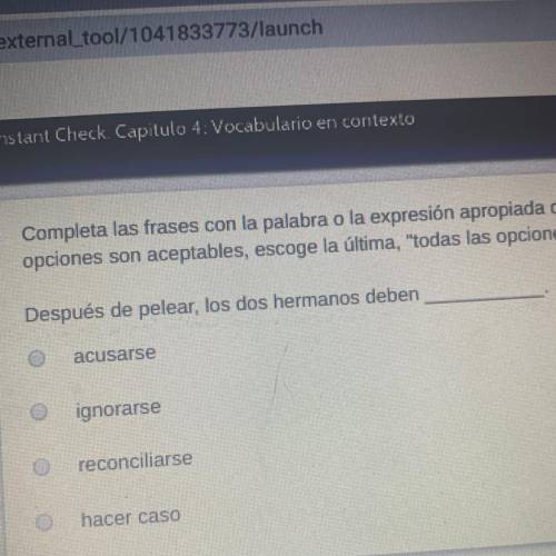 Can someone help with my spanish homework :)