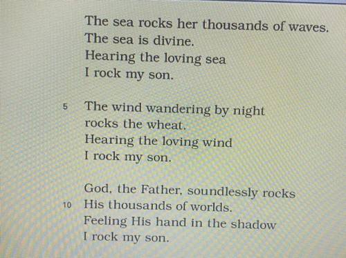 How does the speaker see herself in relation to nature? Use details from the poem to support your an