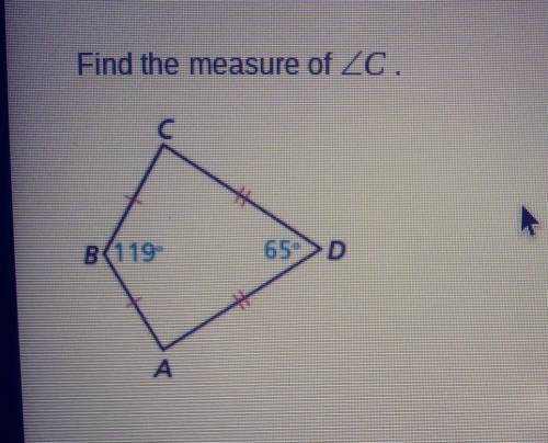 Find the measure of angle C.measurement angle C=?