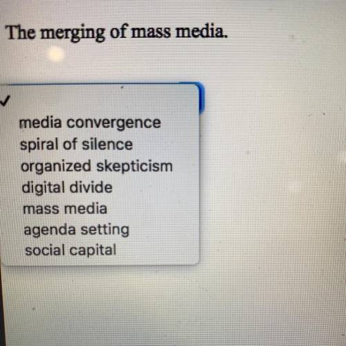 The merging of mass media