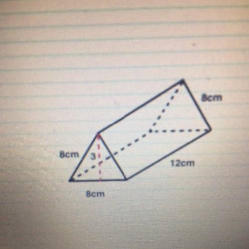 What is the surface of the triangular prism?
