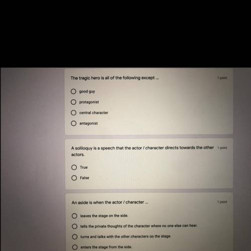 Need help with this English quiz