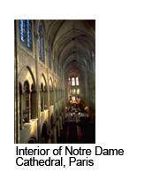 What features of a cathedral are shown in this image? Choose all answers that are correct. A. ribbed