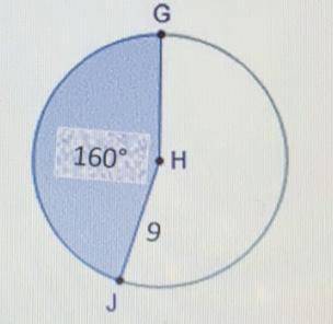 What is the area of the SHADED sector of the circle? 36 pi units2 8 pi units2 4 pi units2 81 pi unit