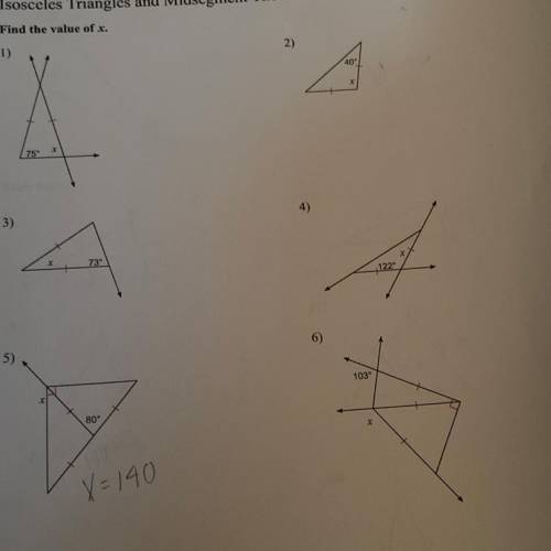Can someone help me with isosceles triangles???