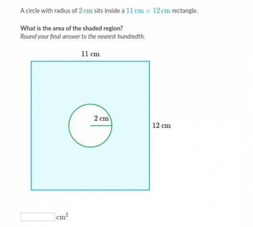 What is the area of the shaded region? Round your final answer to the nearest hundredth.