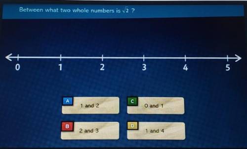 Between what two whole numbers is /2? Will Mark Brainliest