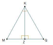 Which rigid transformation would map TriangleMZK to TriangleQZK?a rotation about point Ka reflection