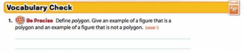 These are the options: Which of the following describes a polygon? a. A Circular shape with a large