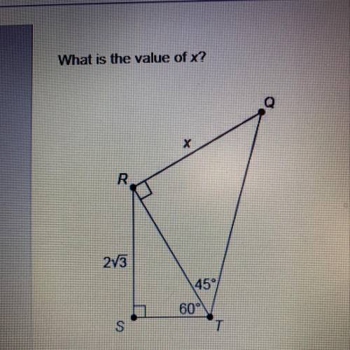 Plz help What’s is the value of x? Enter your answer in the box Picture is above^