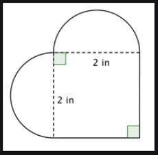What is the area of the following figure?